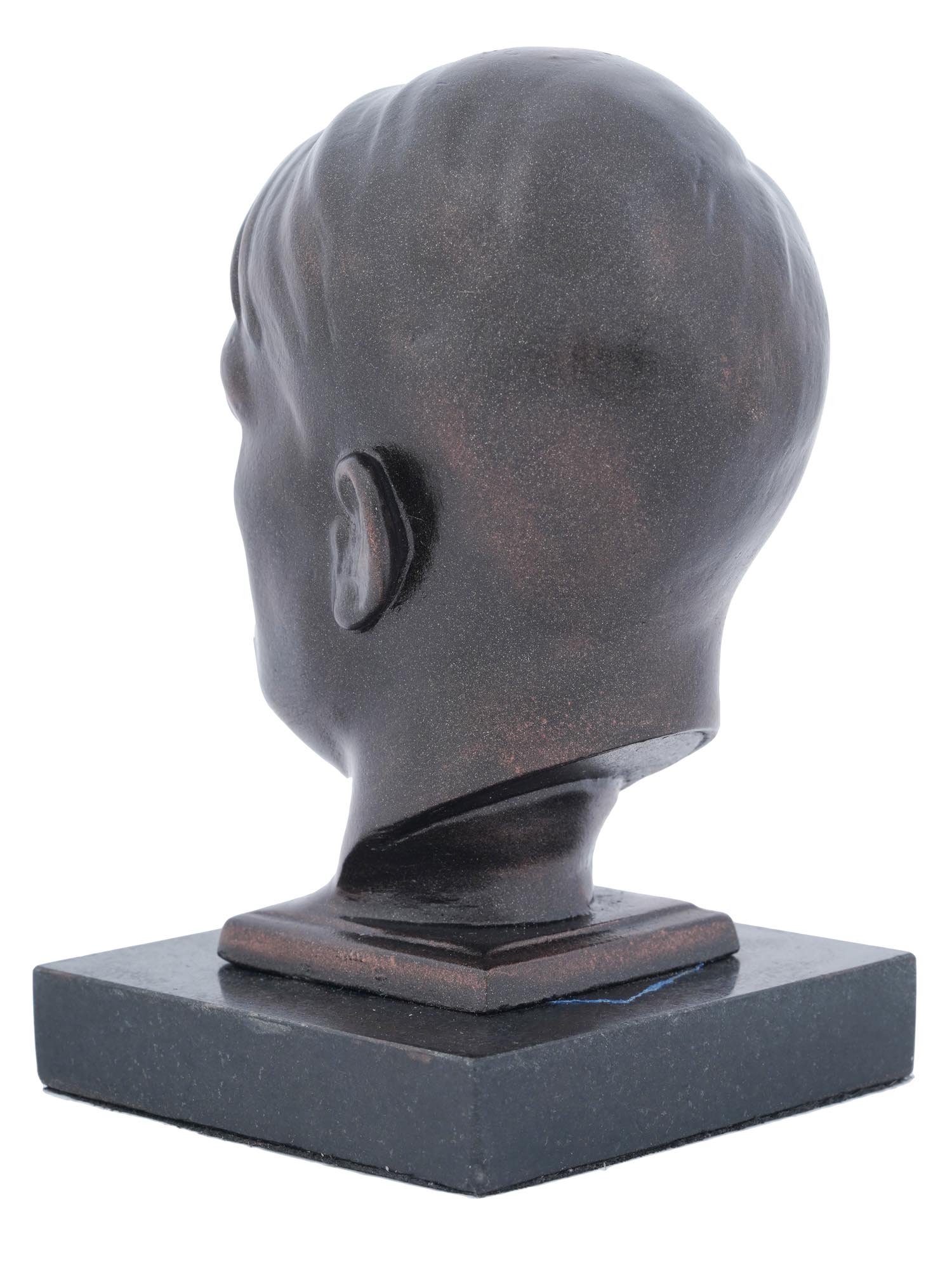 AFTER HANS RETZBACH BRONZE BUST OF ADOLF HITLER PIC-1